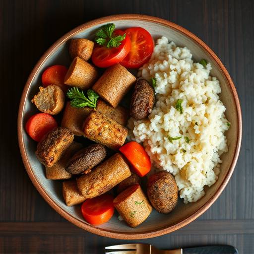 A bowl of pap and vleis representing traditional favorites